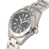 Buy Shop Tag Heuer Aquaracer Quartz Black Dial Silver Steel Strap Watch for Women - WBD1410.BA0741 USA Online