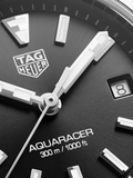Buy Shop Tag Heuer Aquaracer Quartz Black Dial Silver Steel Strap Watch for Women - WBD1410.BA0741 USA Online