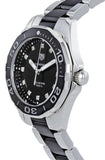 Buy Shop Tag Heuer Aquaracer Quartz Black Dial Two Tone Steel Strap Watch for Women - WAY131C.BA0913 USA Online