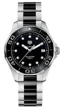 Buy Shop Tag Heuer Aquaracer Quartz Black Dial Two Tone Steel Strap Watch for Women - WAY131C.BA0913 USA Online