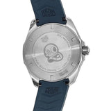 Buy Shop Tag Heuer Aquaracer Quartz Blue Dial Blue Rubber Strap Watch for Men - WAY101C.FT6153 USA Online
