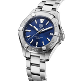 Buy Shop Tag Heuer Aquaracer Quartz Blue Dial Silver Steel Strap Watch for Women - WBD1312.BA0740 USA Online