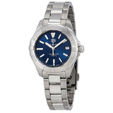 Buy Shop Tag Heuer Aquaracer Quartz Blue Dial Silver Steel Strap Watch for Women - WBD1312.BA0740 USA Online