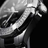 Buy Shop Tag Heuer Aquaracer Quartz Diamonds Black Dial Two Tone Steel Strap Watch for Men - WAY131E.BA0913 USA Online