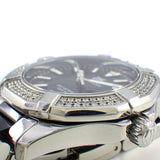 Buy Shop Tag Heuer Aquaracer Quartz Diamonds Black Dial Two Tone Steel Strap Watch for Men - WAY131E.BA0913 USA Online