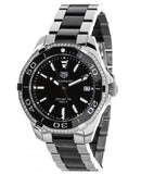 Buy Shop Tag Heuer Aquaracer Quartz Diamonds Black Dial Two Tone Steel Strap Watch for Women - WAY131G.BA0913 USA Online