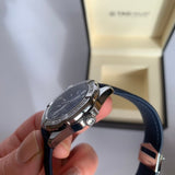 Buy Shop Tag Heuer Aquaracer Quartz Diamonds Blue Dial Blue Nylon Strap Watch for Women - WAY131N.FT6091 USA Online
