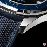 Buy Shop Tag Heuer Aquaracer Quartz Diamonds Blue Dial Blue Nylon Strap Watch for Women - WAY131N.FT6091 USA Online