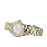 Buy Shop Tag Heuer Aquaracer Quartz Diamonds Mother of Pearl Dial Two Tone Steel Strap Watch for Women - WBD1423.BB0321 USA Online