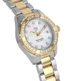 Buy Shop Tag Heuer Aquaracer Quartz Diamonds Mother of Pearl Dial Two Tone Steel Strap Watch for Women - WBD1423.BB0321 USA Online
