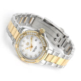 Buy Shop Tag Heuer Aquaracer Quartz Diamonds Mother of Pearl Dial Two Tone Steel Strap Watch for Women - WBD1423.BB0321 USA Online