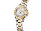 Buy Shop Tag Heuer Aquaracer Quartz Diamonds Mother of Pearl Dial Two Tone Steel Strap Watch for Women - WBD1423.BB0321 USA Online
