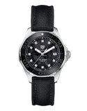 Buy Shop Tag Heuer Aquaracer Quartz Mother of Pearl Black Dial Black NATO Strap Watch for Women - WAY131M.FT6092 USA Online