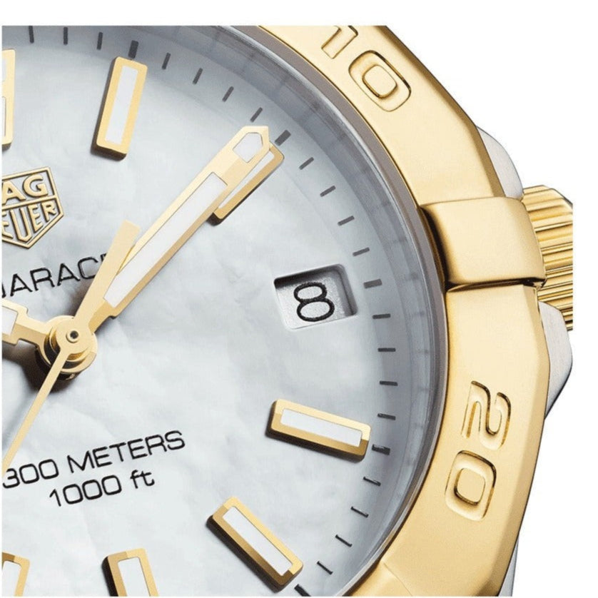 Buy Shop Tag Heuer Aquaracer Mother of Pearl Dial Watch for Women - WBD1320.BB0320 USA Online