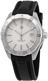 Buy Shop Tag Heuer Aquaracer Quartz White Dial Black Rubber Strap Watch for Men - WAY1111.FT8021 USA Online