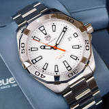 Buy Shop Tag Heuer Aquaracer Quartz White Dial Silver Steel Strap Watch for Men - WBD1111.BA0928 USA Online