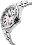 Buy Shop Tag Heuer Aquaracer Quartz White Dial Silver Steel Strap Watch for Men - WBD1111.BA0928 USA Online