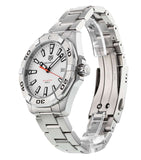 Buy Shop Tag Heuer Aquaracer Quartz White Dial Silver Steel Strap Watch for Men - WBD1111.BA0928 USA Online