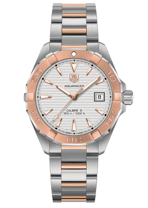 Buy Shop Tag Heuer Aquaracer Quartz White Dial Silver Strap Watch for Men - WAY1150.BD0911 USA Online