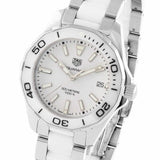 Buy Shop Tag Heuer Aquaracer Quartz White Dial Two Tone Steel Strap Watch Women - WAY131B.BA0914 USA Online