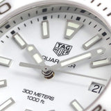 Buy Shop Tag Heuer Aquaracer Quartz White Dial Two Tone Steel Strap Watch Women - WAY131B.BA0914 USA Online