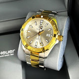 Buy Shop Tag Heuer Aquaracer Silver Dial Two Tone Steel Strap Watch for Women - WBD1120.BB0930 USA Online
