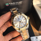Buy Shop Tag Heuer Aquaracer Silver Dial Two Tone Steel Strap Watch for Women - WBD1120.BB0930 USA Online