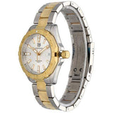 Buy Shop Tag Heuer Aquaracer Silver Dial Two Tone Steel Strap Watch for Women - WBD1120.BB0930 USA Online