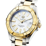 Buy Shop Tag Heuer Aquaracer Silver Dial Two Tone Steel Strap Watch for Women - WBD1120.BB0930 USA Online