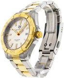 Buy Shop Tag Heuer Aquaracer Silver Dial Two Tone Steel Strap Watch for Women - WBD1120.BB0930 USA Online
