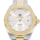 Buy Shop Tag Heuer Aquaracer Silver Dial Two Tone Steel Strap Watch for Women - WBD1120.BB0930 USA Online