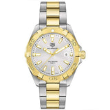 Buy Shop Tag Heuer Aquaracer Silver Dial Two Tone Steel Strap Watch for Women - WBD1120.BB0930 USA Online