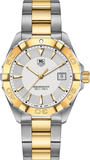 Buy Shop Tag Heuer Aquaracer Silver Dial Two Tone Steel Strap Watch for Women - WBD1120.BB0930 USA Online