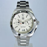 Buy Shop Tag Heuer Aquaracer Chronograph White Dial Silver Steel Strap Watch for Men - WAY111Y.BA0928 USA Online