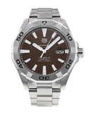 Buy Shop Tag Heuer Aquaracer Sunray Brown Dial Watch for Men - WAY2018.BA0927 USA Online