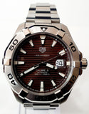 Tag Heuer Aquaracer Sunray Brown Dial Watch for Men - WAY2018.BA0927