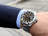 Tag Heuer Aquaracer Sunray Brown Dial Watch for Men - WAY2018.BA0927