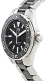 Buy Shop Tag Heuer Aquaracer Quartz Black Dial Two Tone Steel Strap Watch for Men - WAY131A.BA0913 USA Online