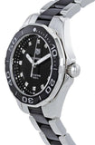 Buy Shop Tag Heuer Aquaracer Quartz Black Dial Two Tone Steel Strap Watch for Women - WAY131C.BA0913 USA Online