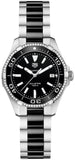 Buy Shop Tag Heuer Aquaracer Quartz Diamonds Black Dial Two Tone Steel Strap Watch for Women - WAY131G.BA0913 USA Online