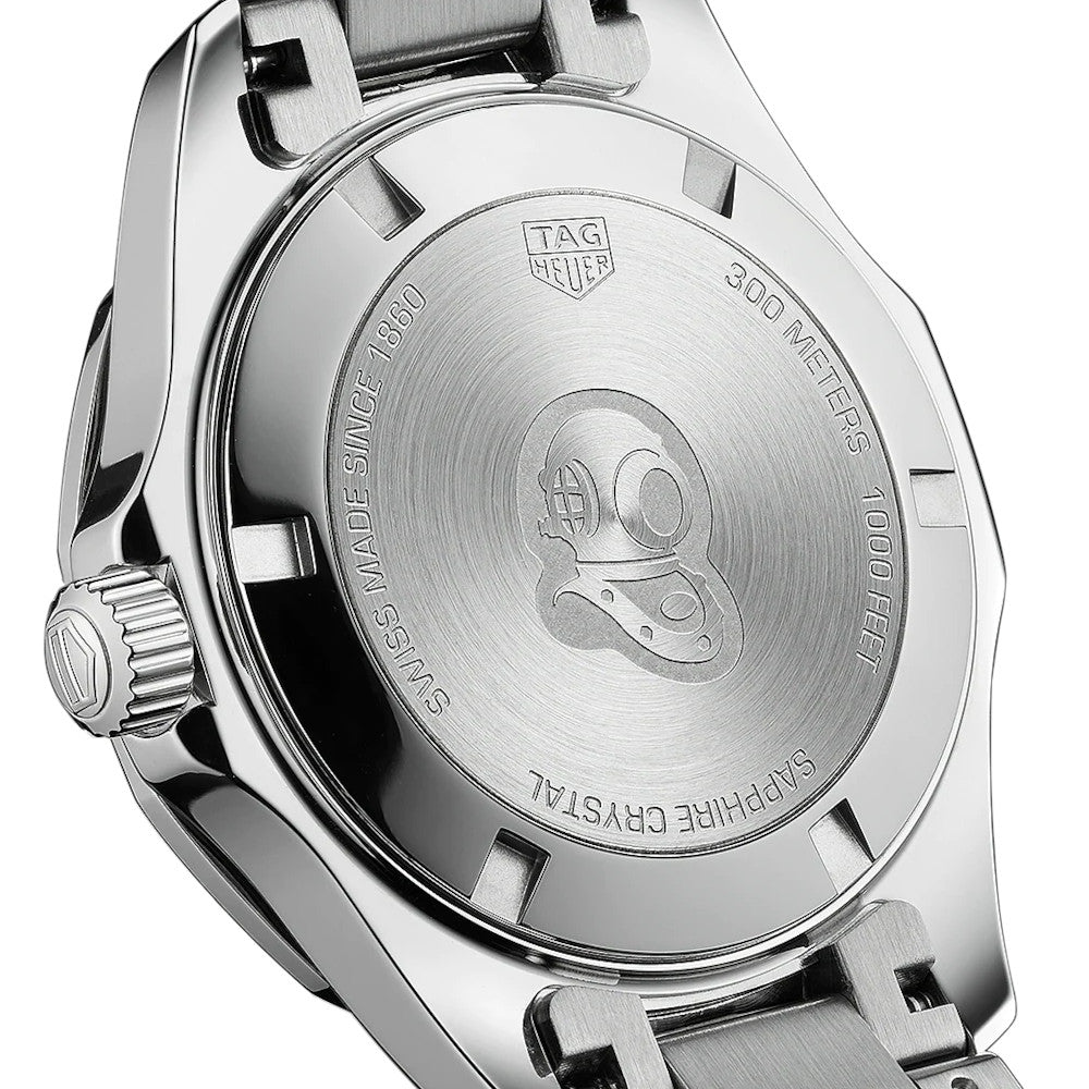 Buy Shop Tag Heuer Aquaracer Diamonds Emerald Green Dial Watch for Women - WBD1316.BA0740 USA Online