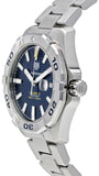 Buy Shop Tag Heuer Aquaracer Calibre 5 Automatic Blue Dial Silver Steel Strap Watch for Men - WAY2012.BA0927 USA Online