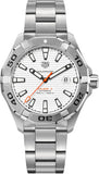 Buy Shop Tag Heuer Aquaracer White Dial Watch for Men - WAY2013.BA0927 USA Online