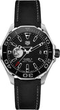 Buy Shop Tag Heuer Aquaracer Calibre 5 Moon Black Dial Black Nylon Strap Watch for Men - WAY201J.FC6370 USA Online
