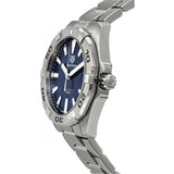 Buy Shop Tag Heuer Aquaracer Blue Dial Silver Steel Strap Watch for Men - WBD1112.BA0928 USA Online