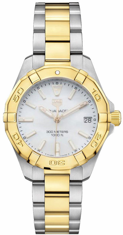 Buy Shop Tag Heuer Aquaracer Mother of Pearl Dial Watch for Women - WBD1320.BB0320 USA Online