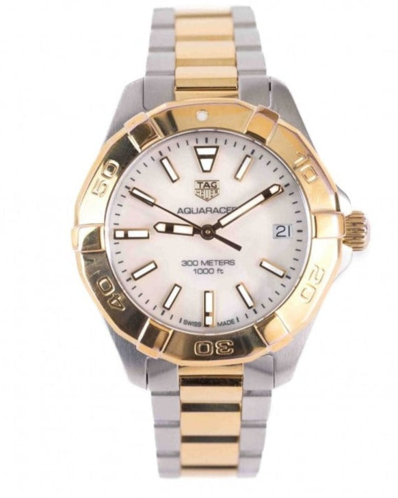 Buy Shop Tag Heuer Aquaracer Mother of Pearl Dial Watch for Women - WBD1320.BB0320 USA Online