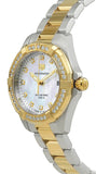 Tag Heuer Aquaracer Quartz 32mm Mother of Pearl Dial Two Tone Steel Strap Watch for Women - WBD1323.BB0320