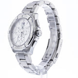 Buy Shop Tag Heuer Aquaracer White Dial Silver Steel Strap Watch for Men - CAY1111.BA0927 USA Online