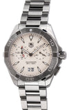 Buy Shop Tag Heuer Aquaracer White Dial Watch for Men - WAY111Y.BA0928 USA Online